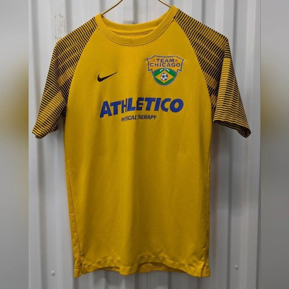 Nike Yellow Team Chicago Athletic Shirt